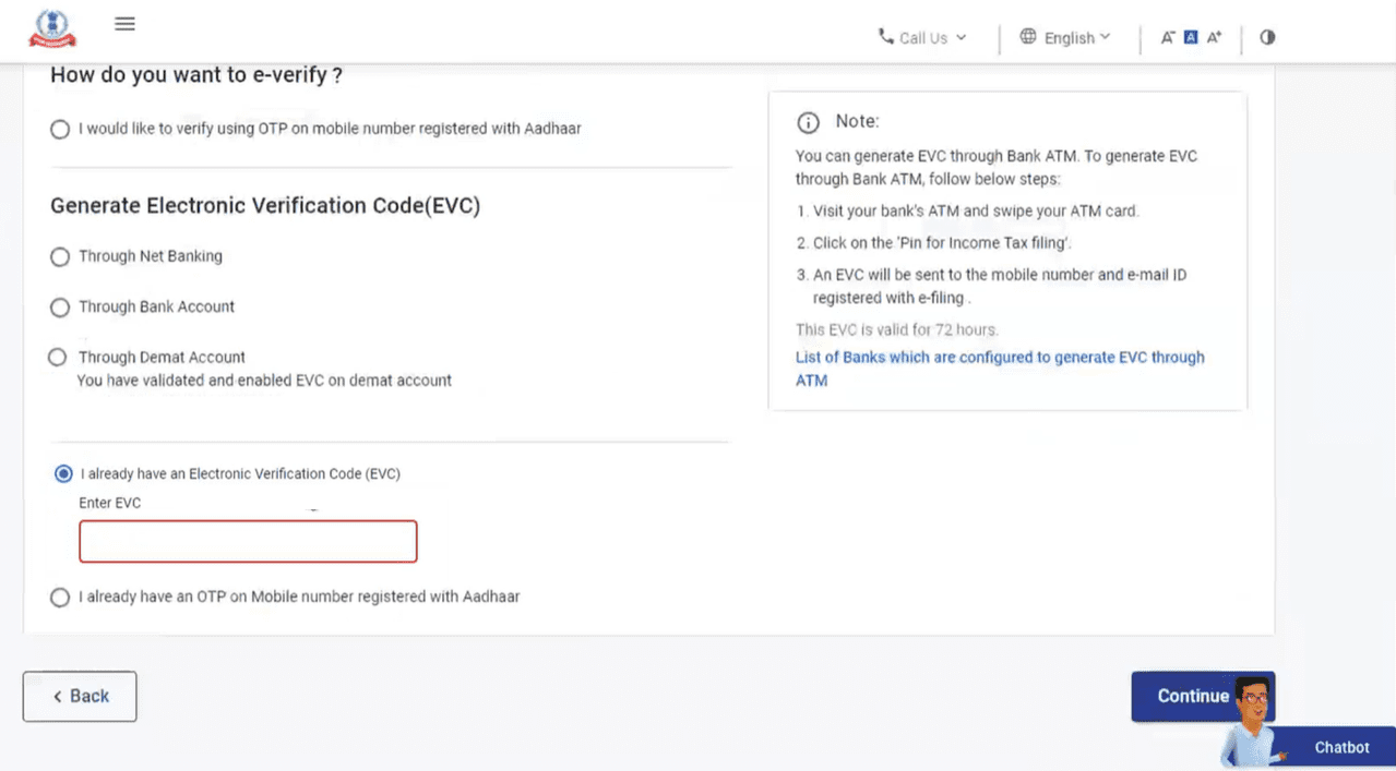 How to E-verify Income Tax