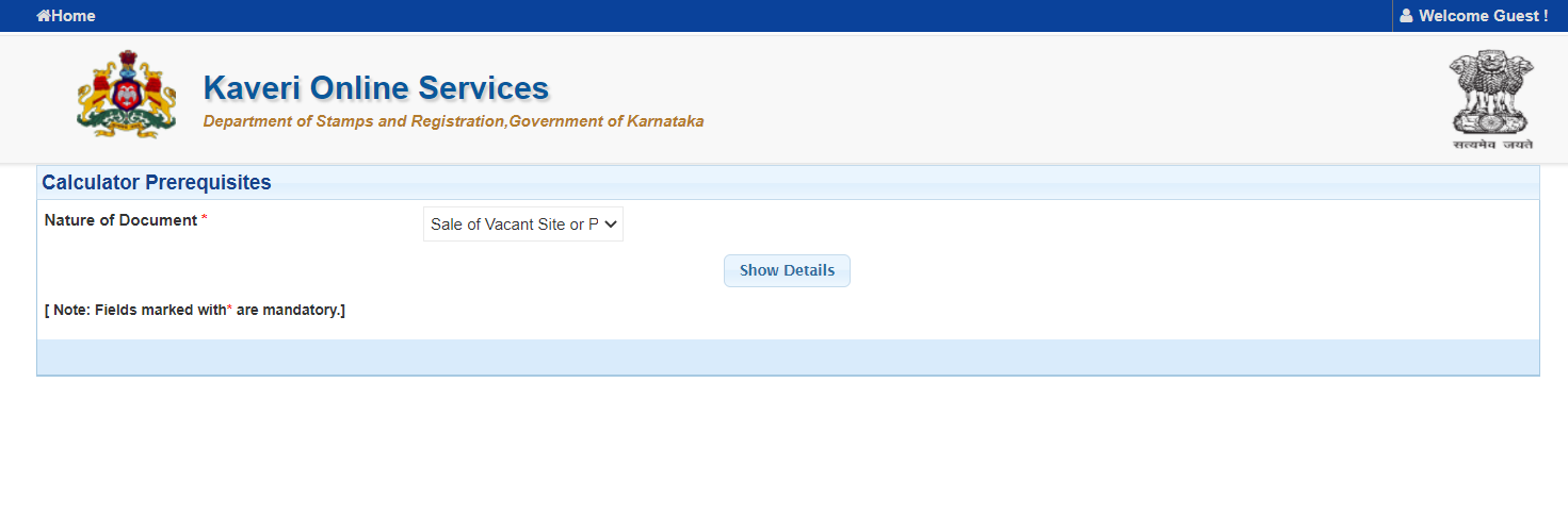 Stamp Duty Registration Charges in Bangalore