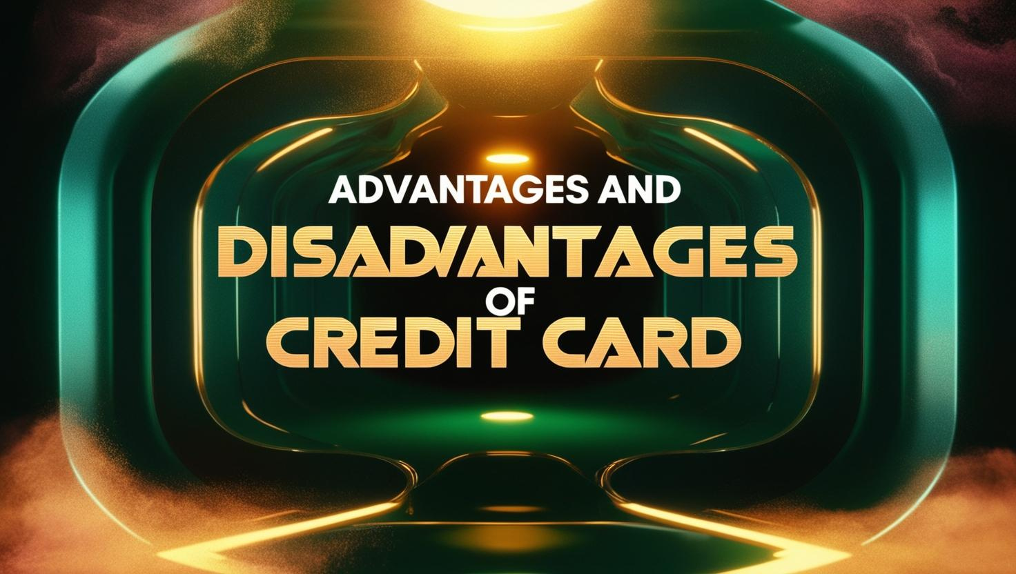 Advantages and Disadvantages of Credit Card