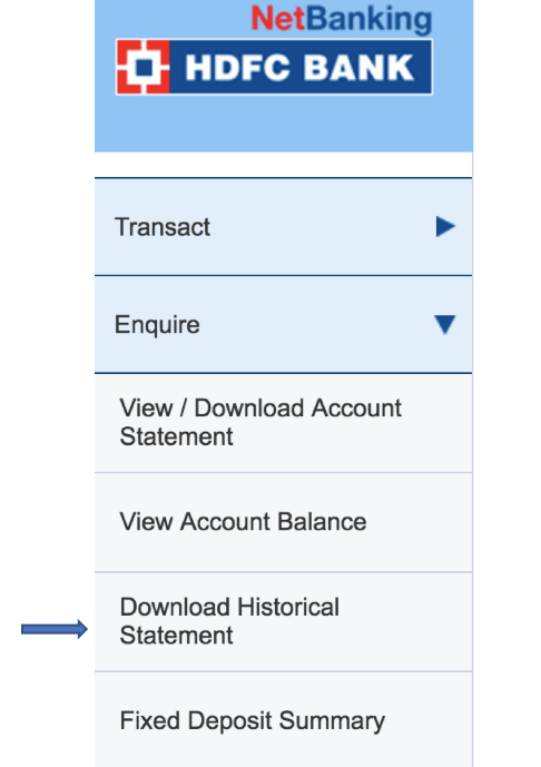 Download bank statement pdf