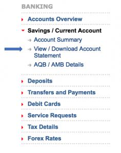 Download bank statement pdf