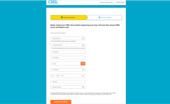 Check Cibil Score by Pan Number