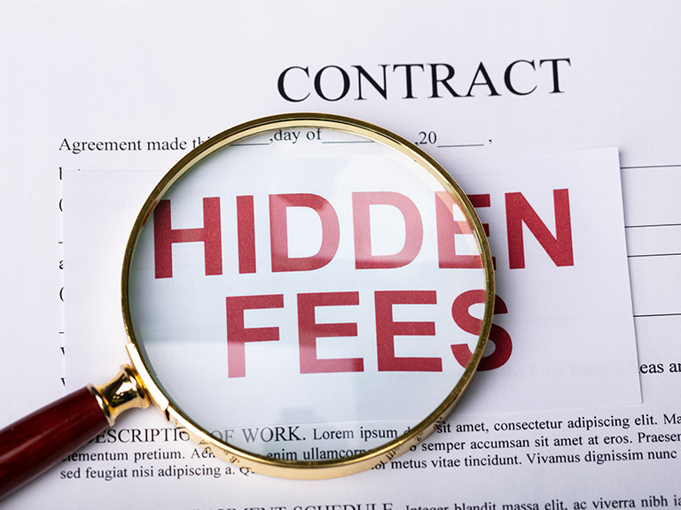 hidden fees