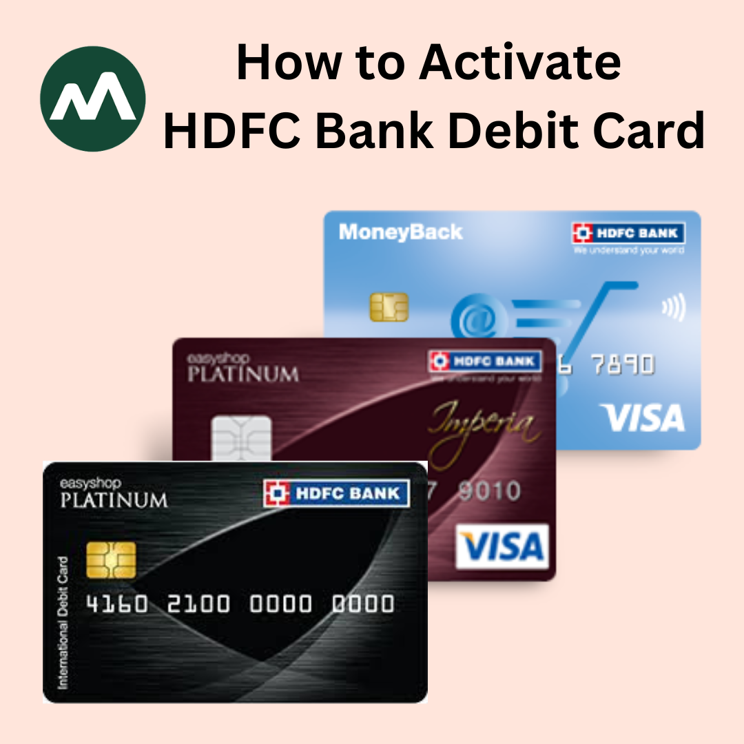 How to Activate HDFC Bank Debit Card