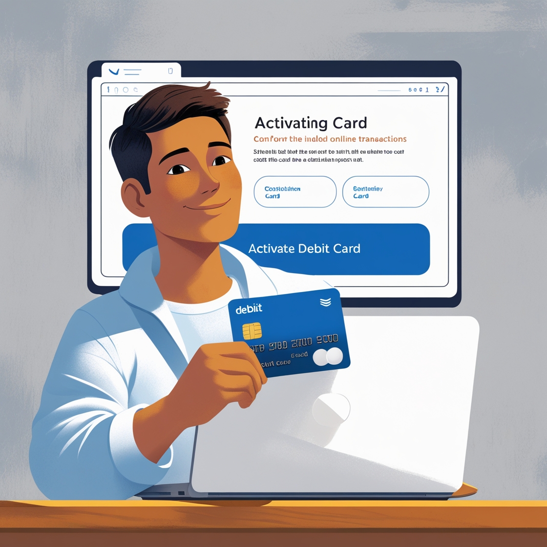 Activate Debit Cards for Online Transaction