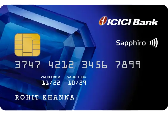 icici sapphiro credit card