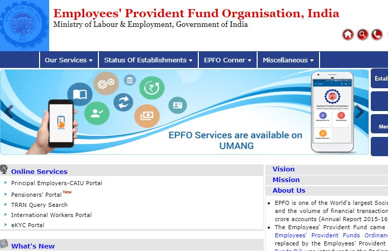 Link EPF with Aadhaar