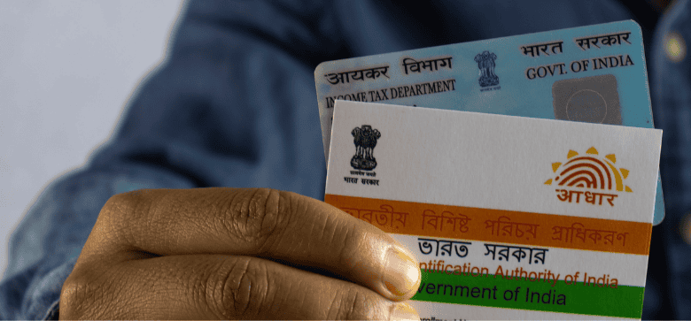 aadhaar card pan card link