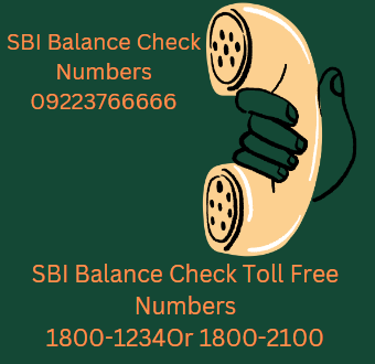 SBI Bank Balance Check Number
