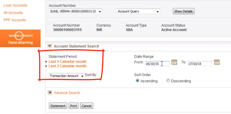how to open password protected pdf bank statement